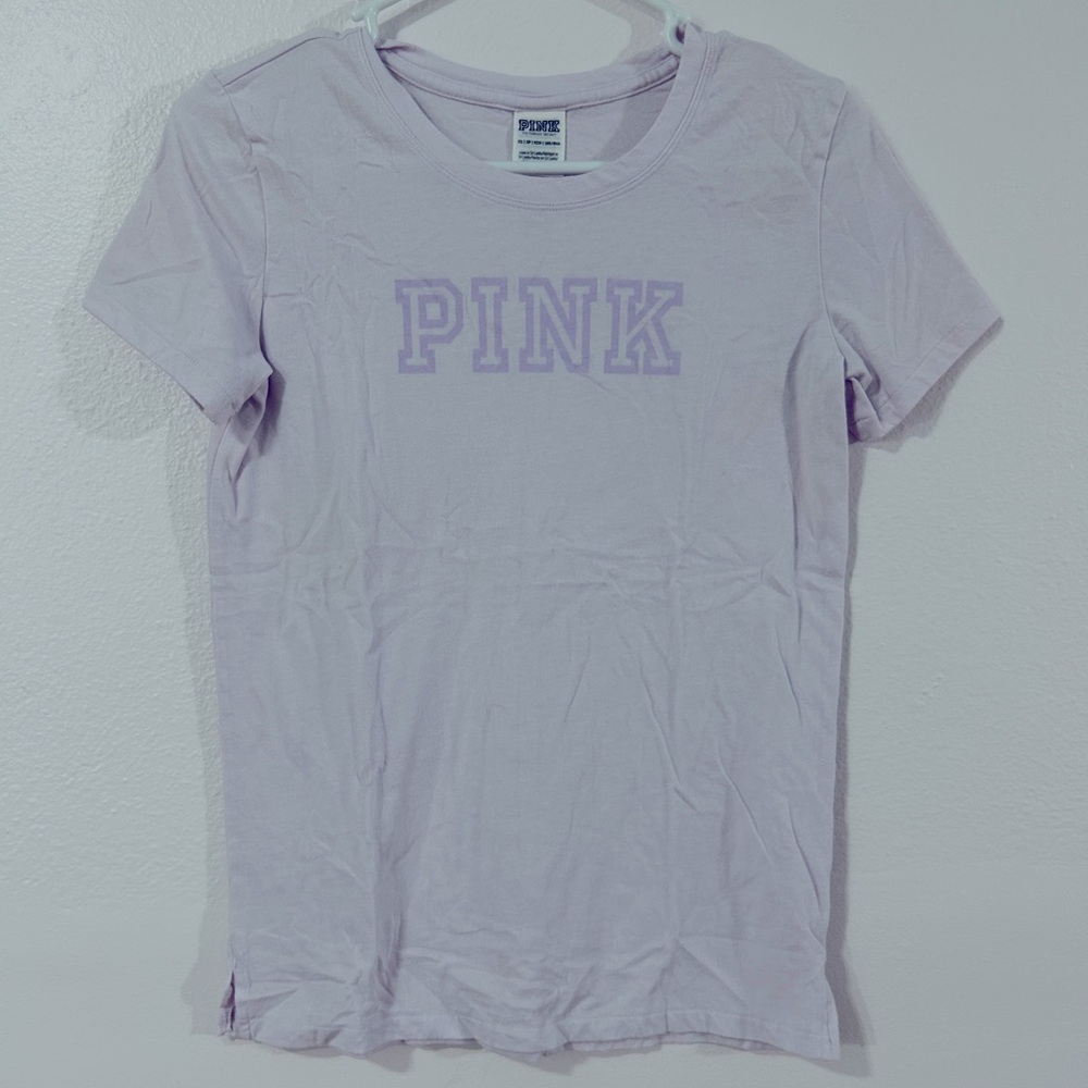 PINK Light Lilac Tee Sz XS